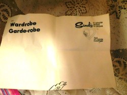 sindy wardrobe insts